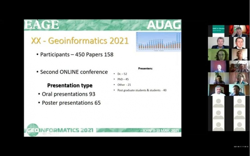 Участь у XX Міжнародній конференції «Геоінформатика: теоретичні та прикладні аспекти»