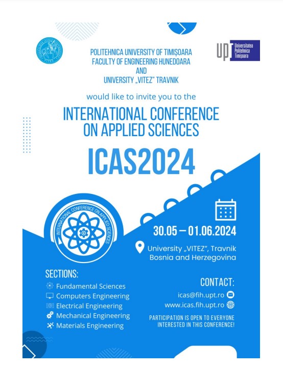ICAS 2024 University “Vitez” ICAS 2024 University “Vitez”