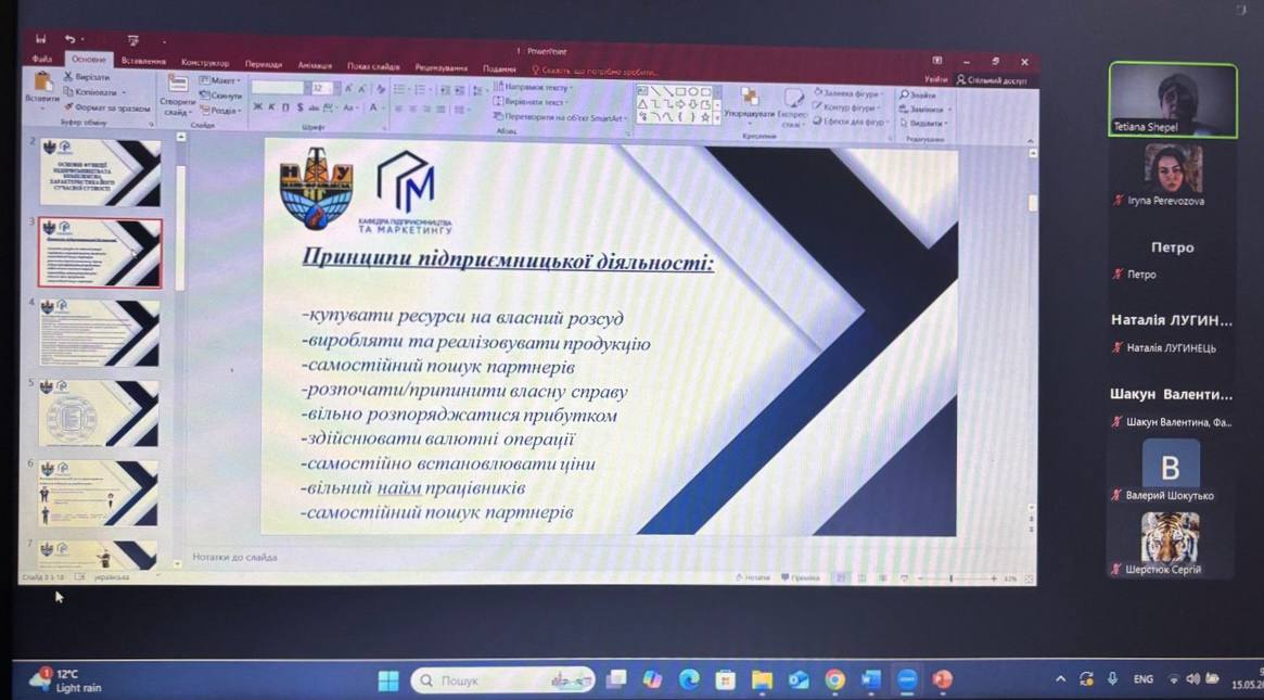 ОСНОВИ ПІДПРИЄМНИЦТВА ДЛЯ ФАХІВЦІВ  СУПРОВОДУ ВЕТЕРАНІВ 
