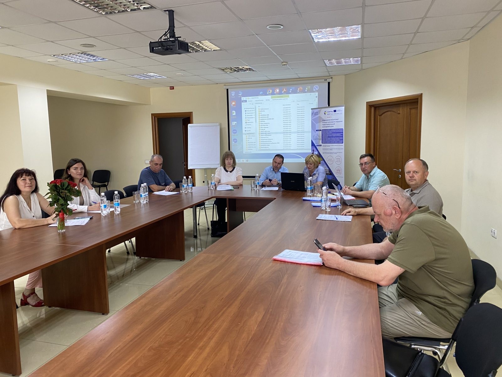 Засідання експертної групи проєкту «Покращення візуалізації спільної   культурної спадщини через Карпатський культурний шлях»