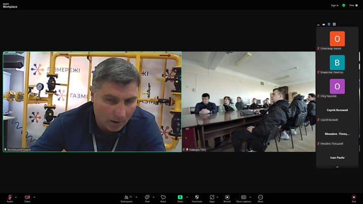 Треніг на тему "Будова та принцип роботи регуляторів тиску газу закордонного виробництва"