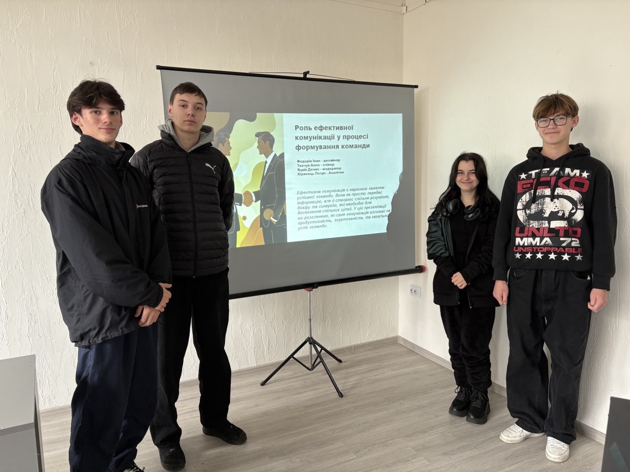 Захист командних проєктів студентів першого курсу
