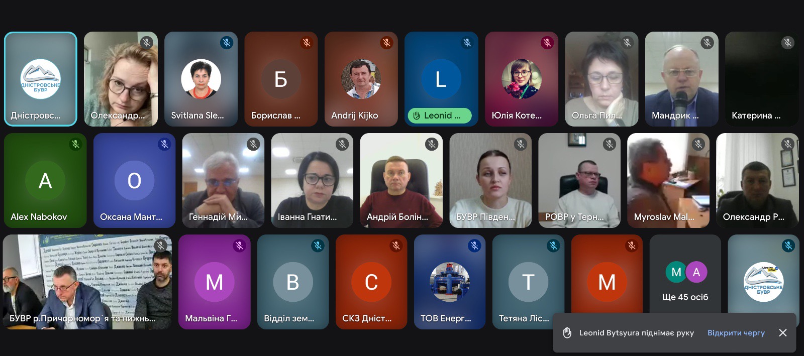 басейнова рада Дністра зібралась на позачерговому онлайн засіданні