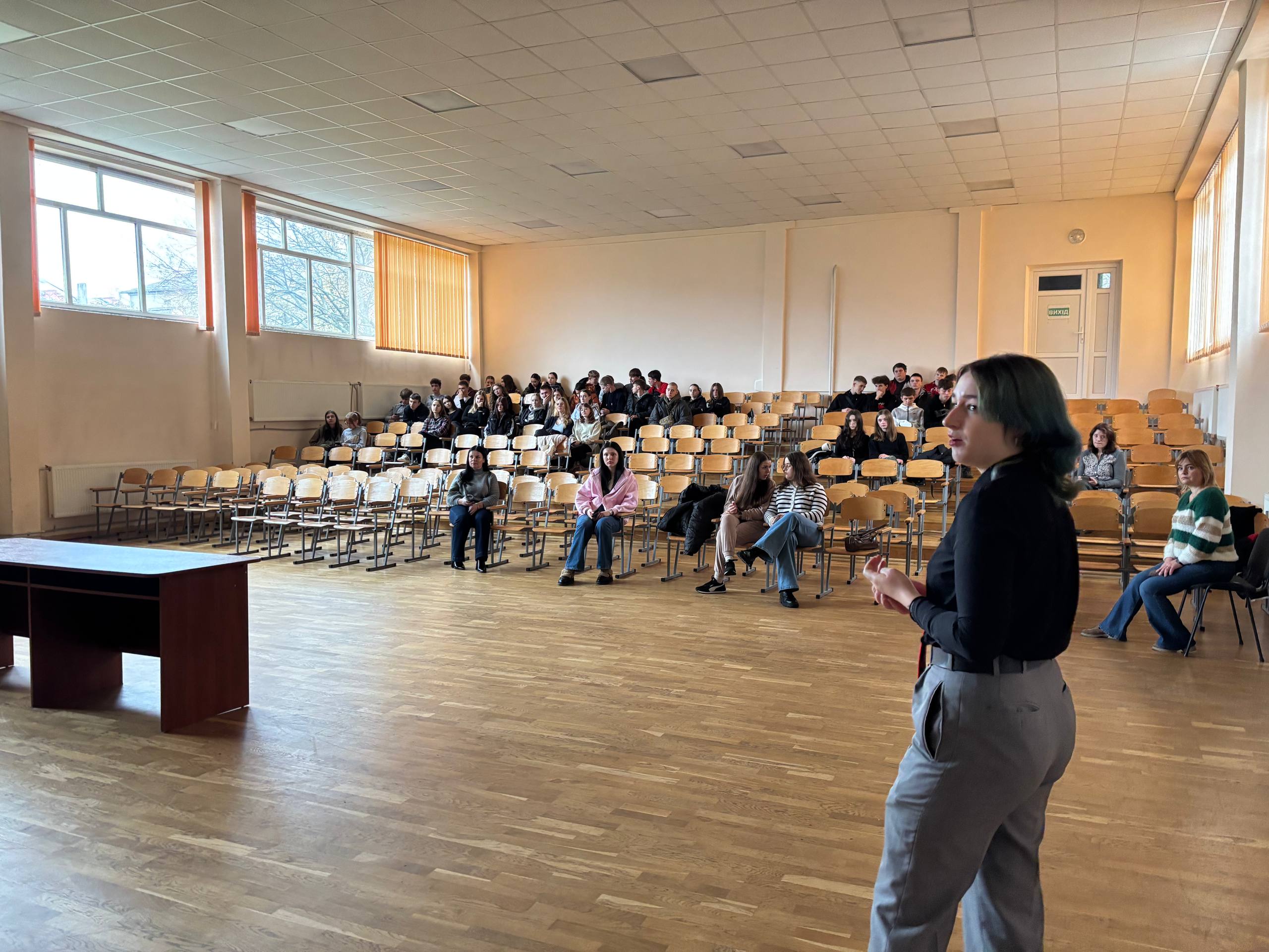 Зустріч із школярами 