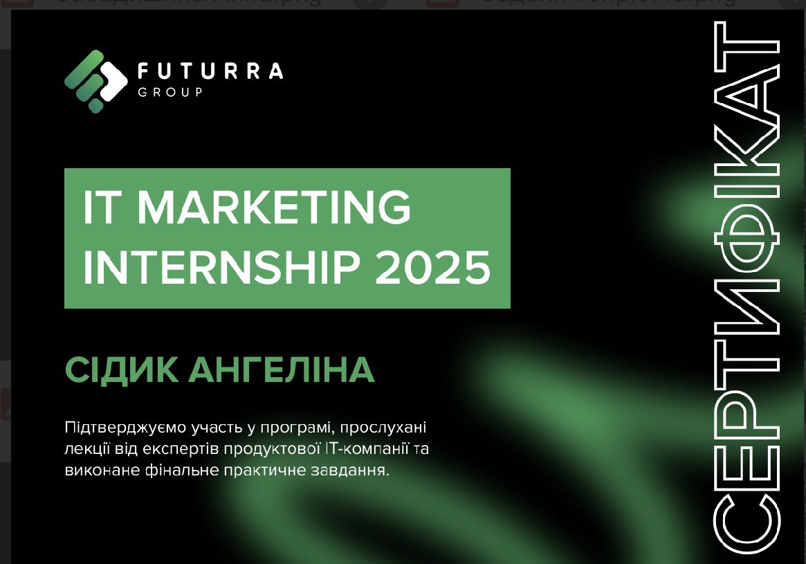 Студенти-маркетологи долучилися до IT Marketing Internship від «Futurra Group»