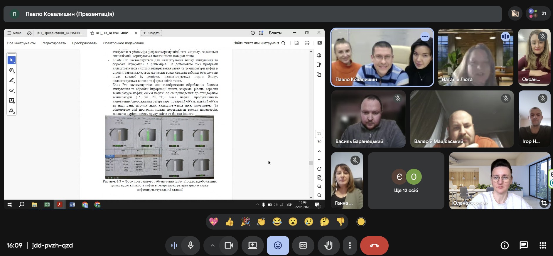 Захист курсових проєктів з дисципліни "Проєктування та експлуатація нафтопроводів" студентами 1 курсу Інституту післядипломної освіти