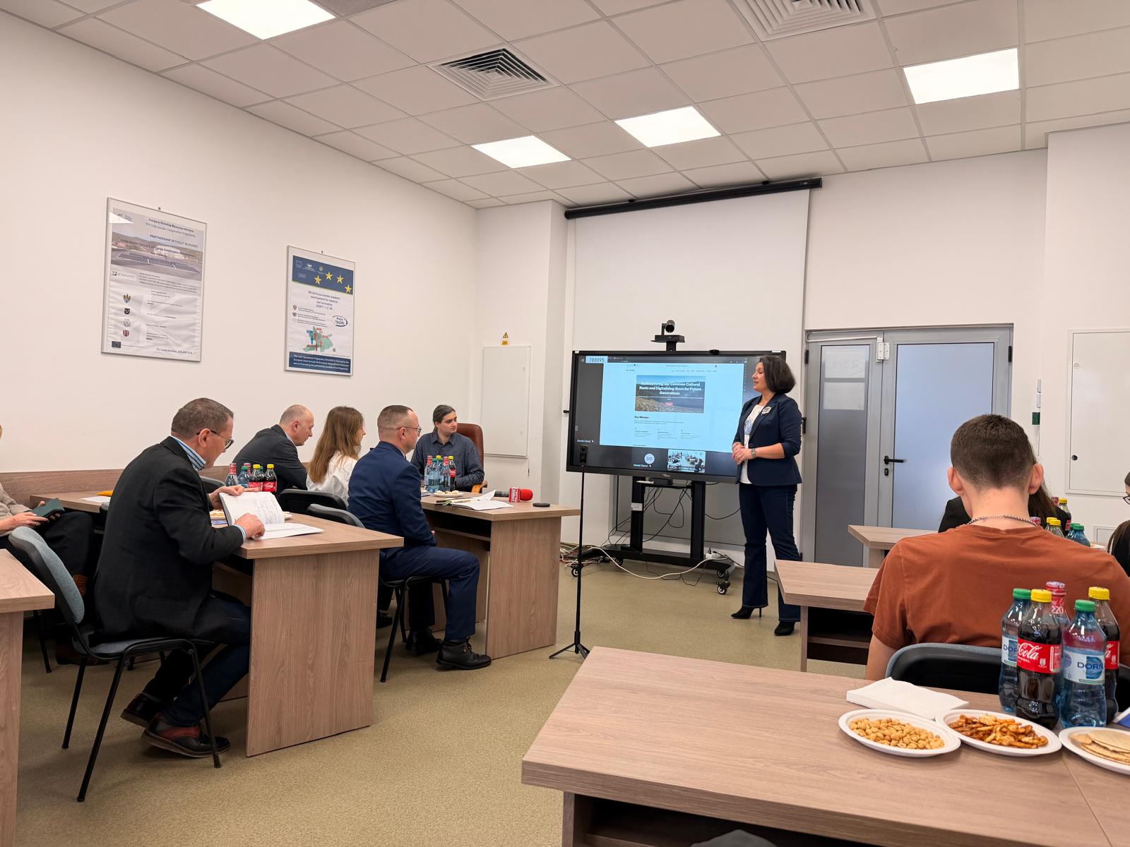 Міжнародна академічна співпраця: студентки кафедри філології та перекладу на конференції проєкту Root4Dig