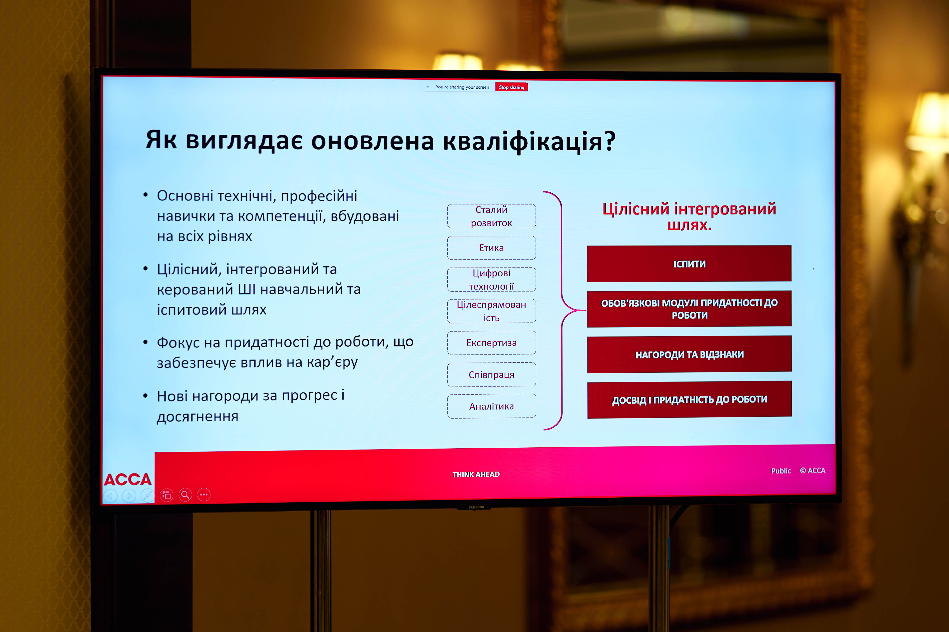 ESG-ЗВІТНІСТЬ ТА ФІНАНСИ МАЙБУТНЬОГО: ВИКЛАДАЧІ КАФЕДРИ НА НАВЧАЛЬНОМУ ЗАХОДІ ACCA