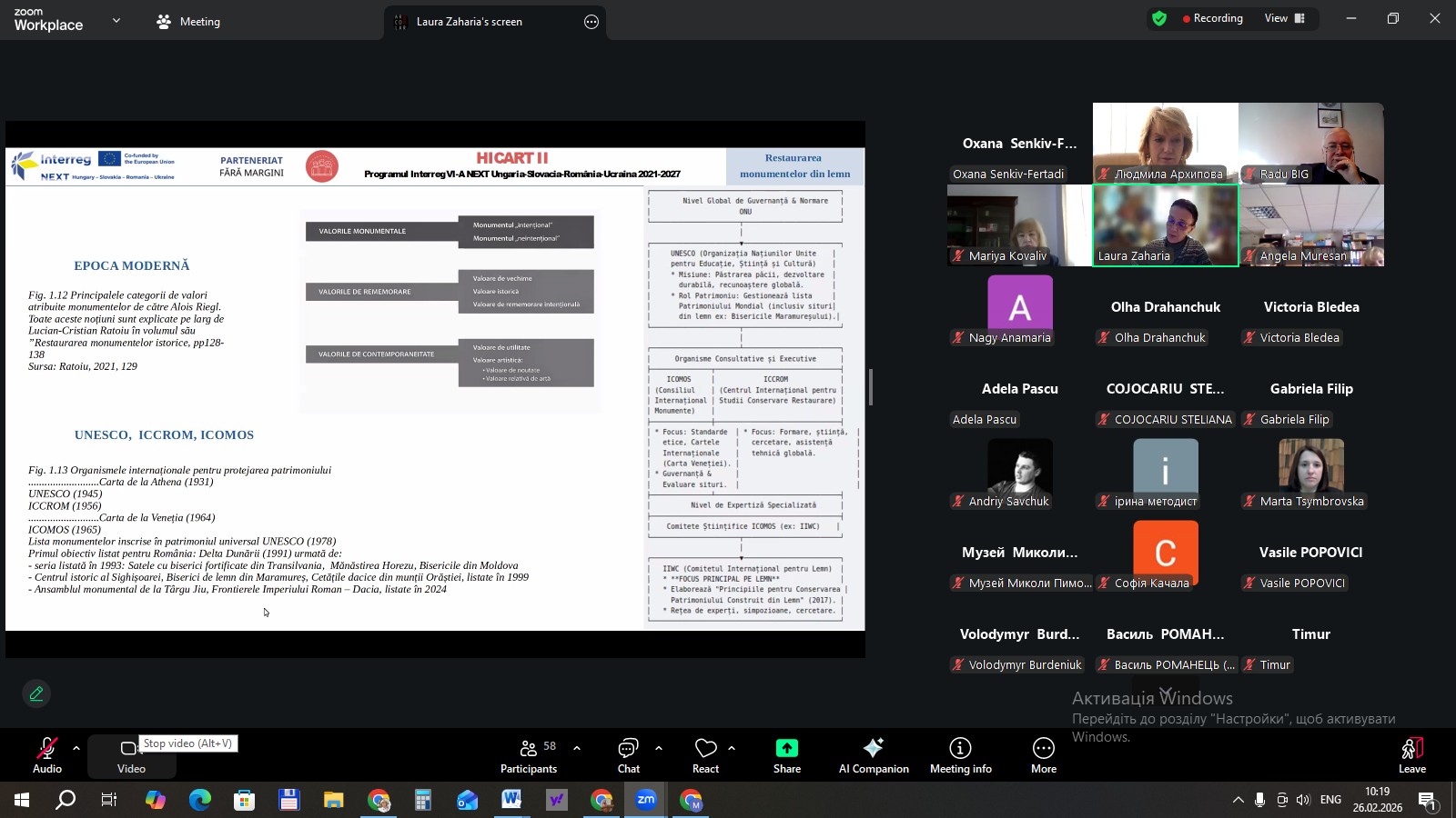 Другий день міжнародного семінару в рамках проєкту «Покращення візуалізації спільної культурної спадщини через Карпатський культурний шлях»