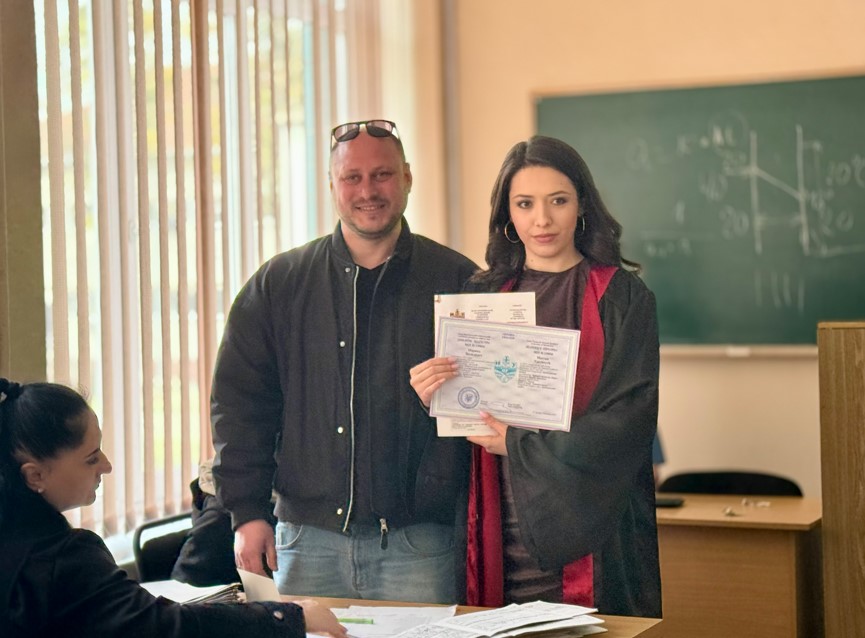 Вручення дипломів магістрам-екологам