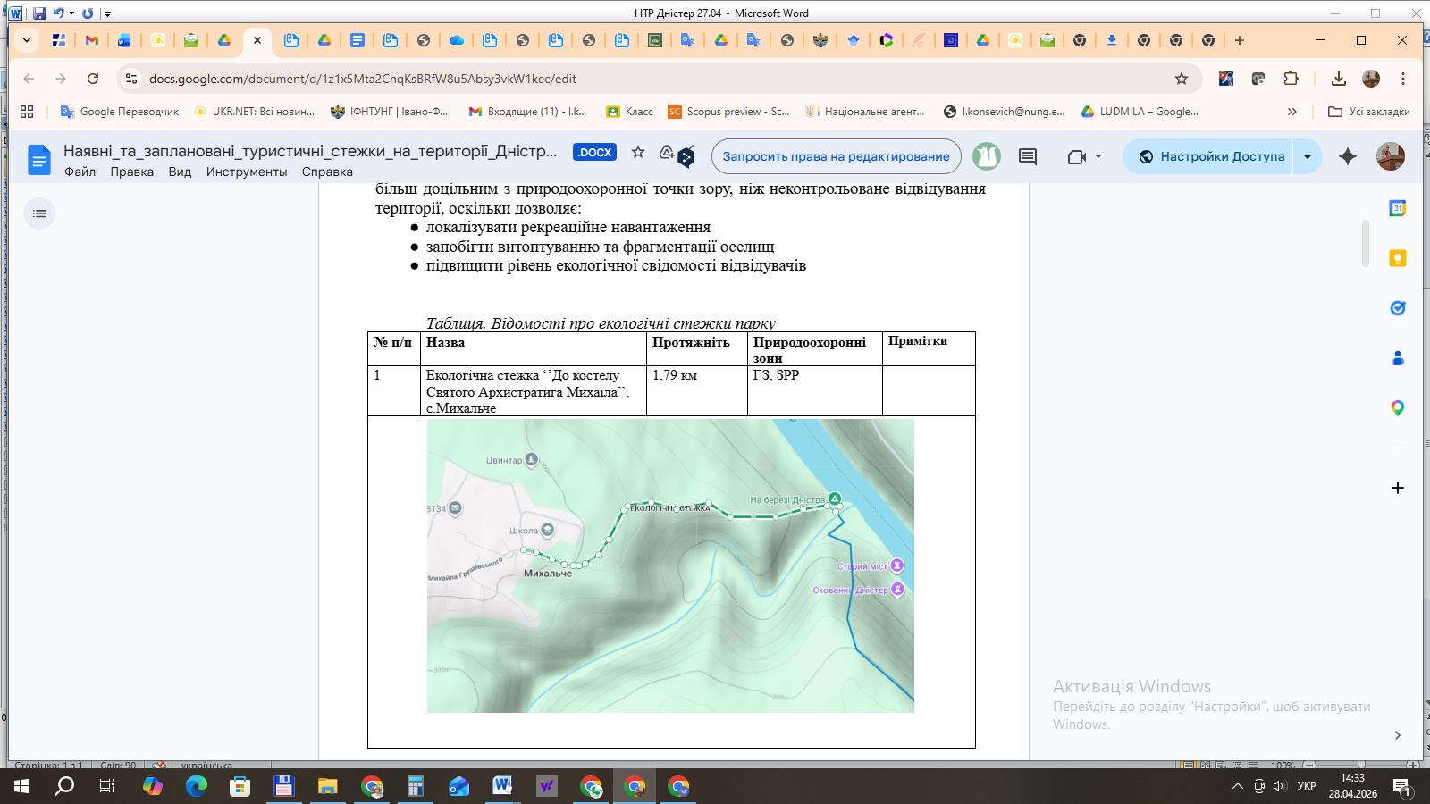 засідання науково-технічної ради Дністровського Регіонального Ландшафтного парку