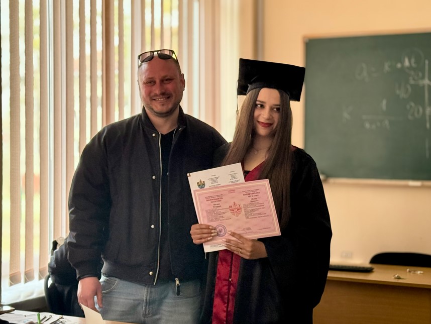 Вручення дипломів магістрам-екологам