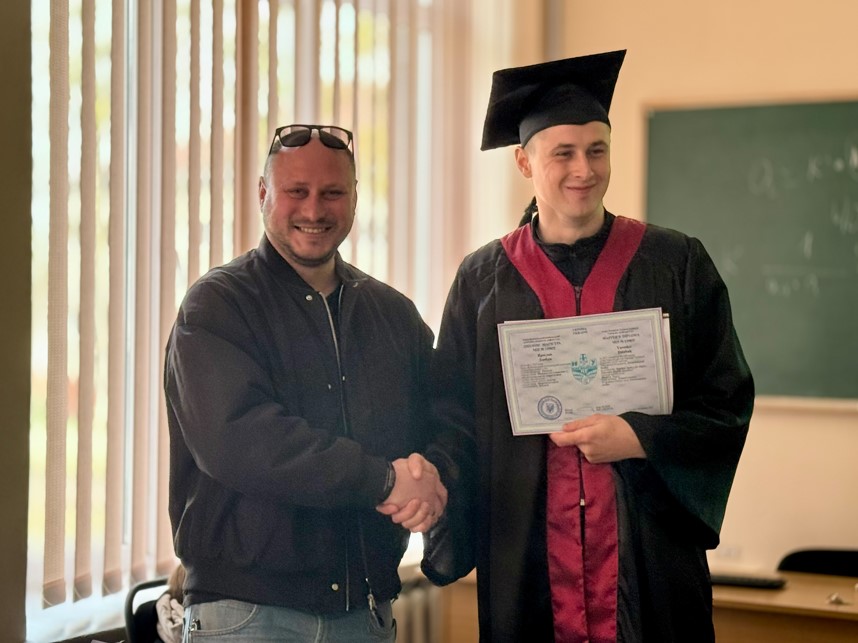 Вручення дипломів магістрам-екологам