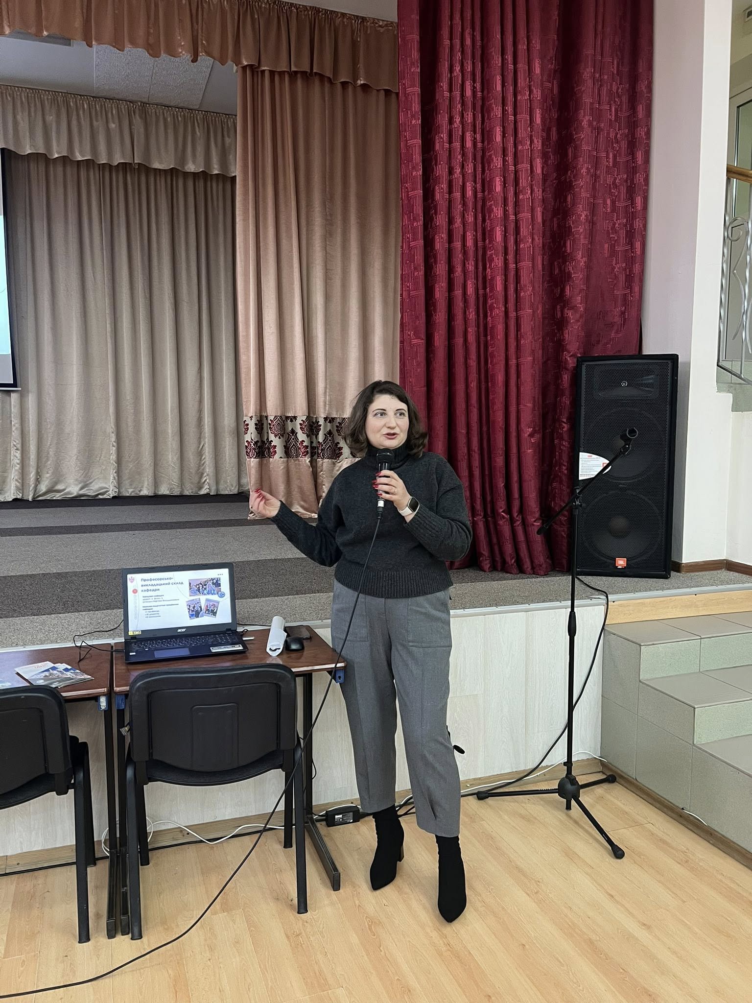 Профорієнтаційна зустріч у Калуському науковому ліцеї ім. Дмитра Бахматюка