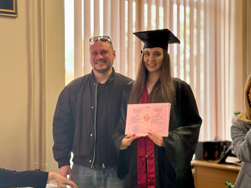 Вручення дипломів магістрам-екологам