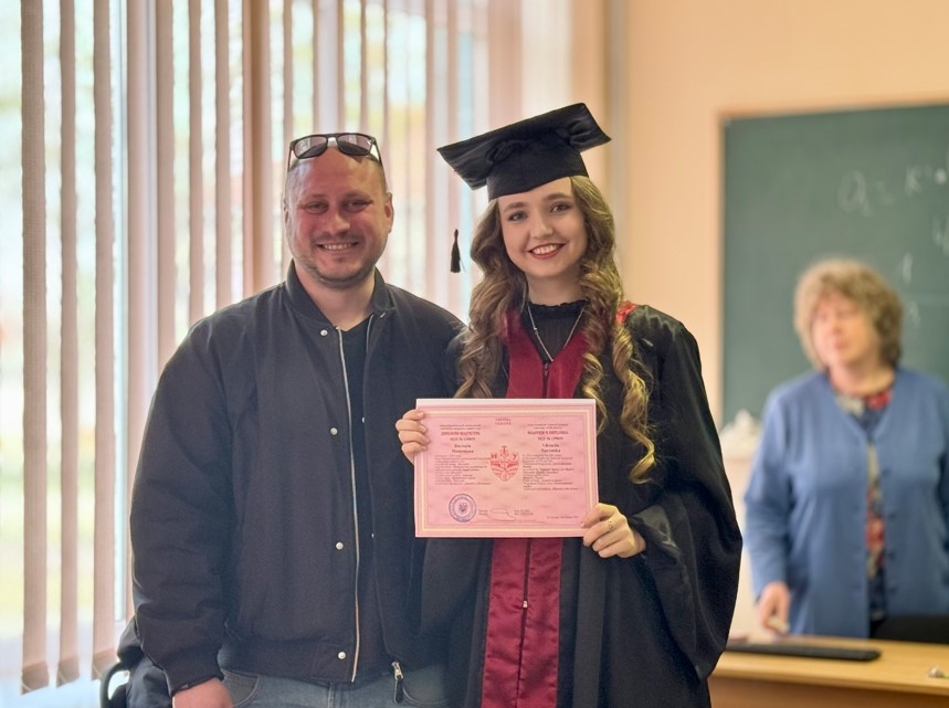 Вручення дипломів магістрам-екологам