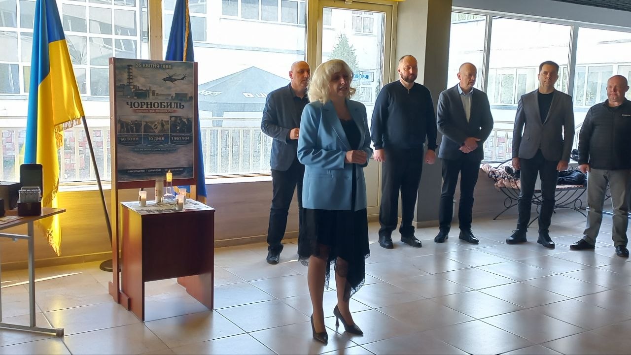 В ІФНТУНГ вшанували пам’ять жертв Чорнобильської катастрофи