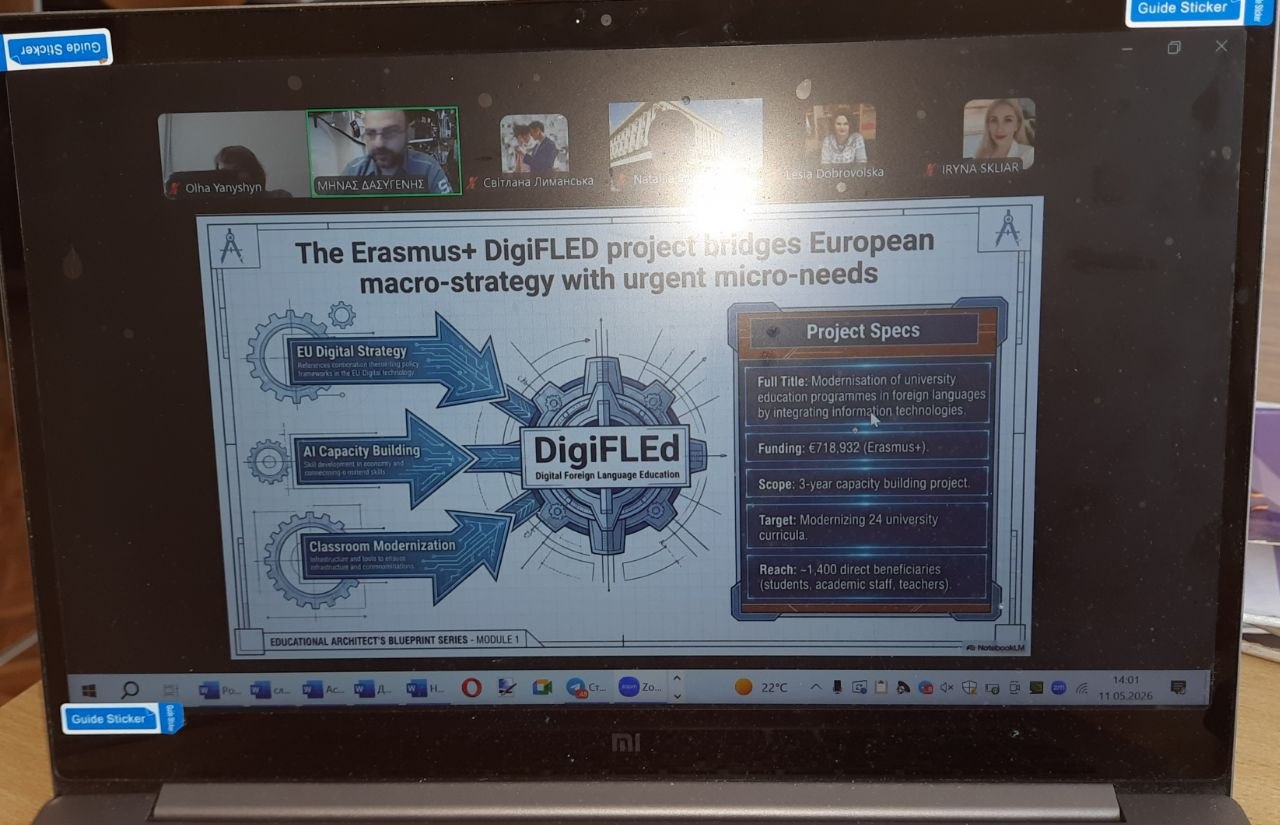 Міжнародний проєкт #DigFLEd: студенти-філологи ІФНТУНГ досліджують можливості ШІ в освіті