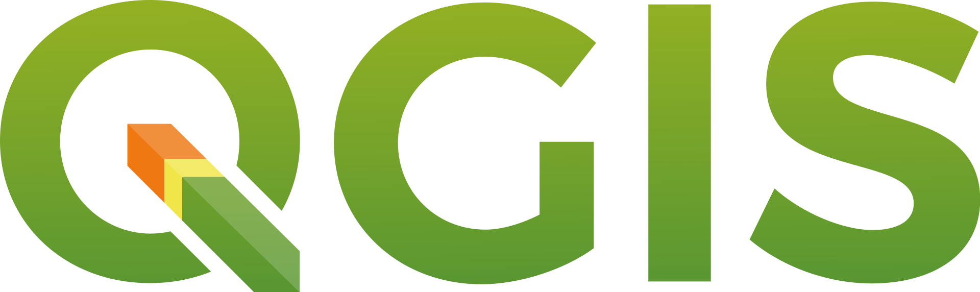 This is the new QGIS logo, adopted in 2017