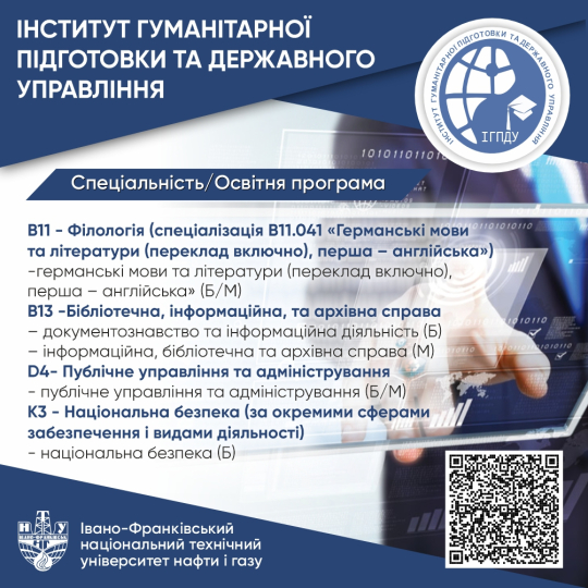 ІГПДУ: чотири спеціальності для сучасного світу