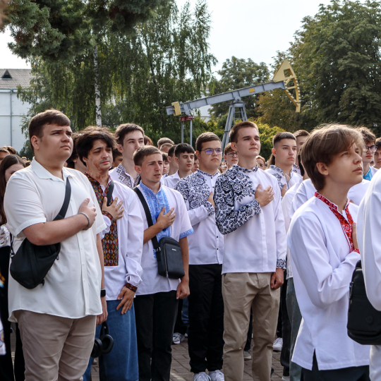 Першокурсники ІФНТУНГ зробили перший крок у студентське життя