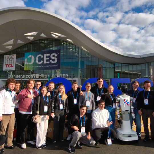 Студент ІФНТУНГ на виставці майбутнього CES 2026