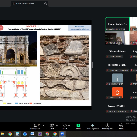 Другий день міжнародного семінару в рамках проєкту «Покращення візуалізації спільної культурної спадщини через Карпатський культурний шлях»
