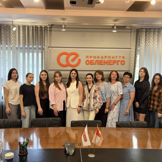 Практика професії: студенти ІЕМ відвідали АТ «Прикарпаттяобленерго»
