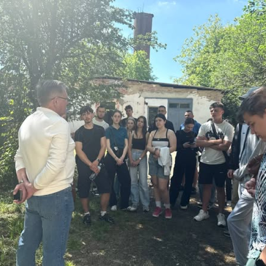 Першокурсники-геофізики на ознайомчій практиці