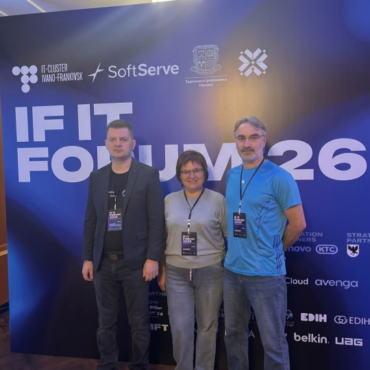 Викладачі кафедри комп’ютерних систем і мереж — на IF IT FORUM 2026