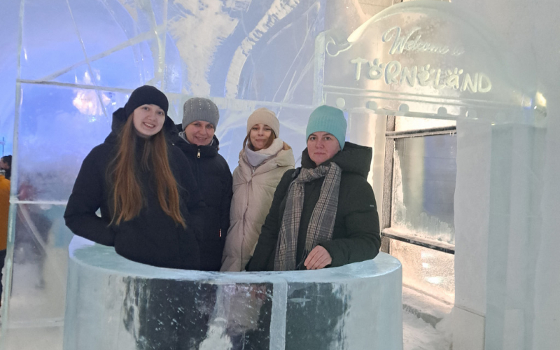 Відвідини ICEHOTEL учасницями з України