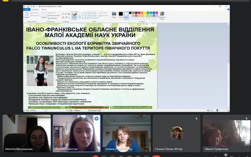 ІІ етап Всеукраїнського конкурсу-захисту науково-дослідницьких робіт учнів-членів МАН