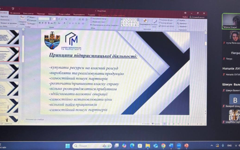 ОСНОВИ ПІДПРИЄМНИЦТВА ДЛЯ ФАХІВЦІВ  СУПРОВОДУ ВЕТЕРАНІВ 