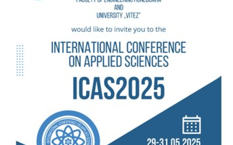 міжнародна конференція 13th INTERNATIONAL CONFERENCE OF APPLIED SCIENCE (ICAS 2025) 