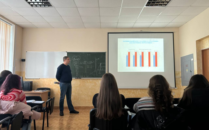 Лекція працівника Бурштинської теплової електростанції  