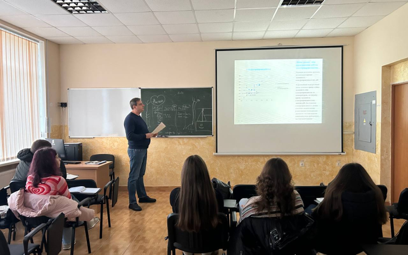 Лекція працівника Бурштинської теплової електростанції  