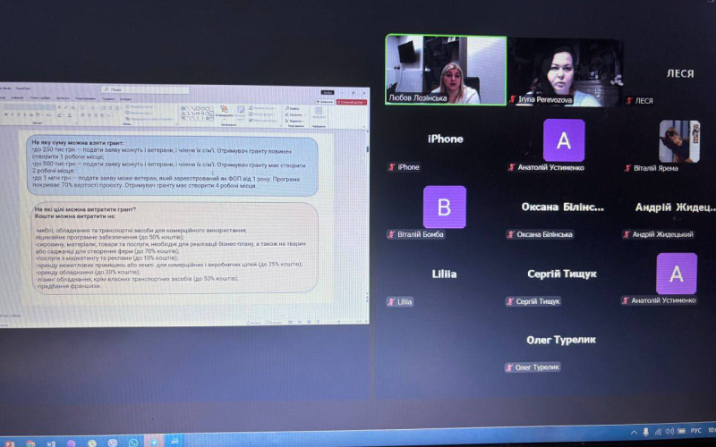Кафедра ПіМ долучилася зі спеціалізованим курсом з основ підприємництва до навчання ветеранів російсько-української війни та фахівців супроводу ветеранів
