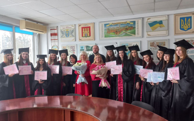 Урочисте вручення дипломів магістра