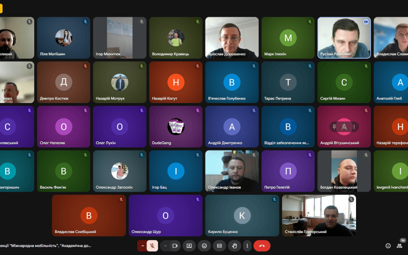 Відкрита лекція для студентів магістратури про сучасні вимоги до наукової діяльності та можливості професійного розвитку на міжнародному рівні
