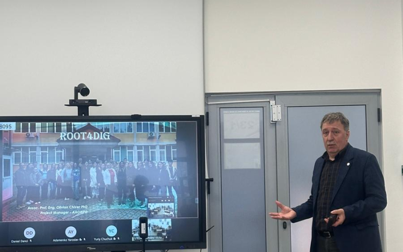 Міжнародна академічна співпраця: студентки кафедри філології та перекладу на конференції проєкту Root4Dig