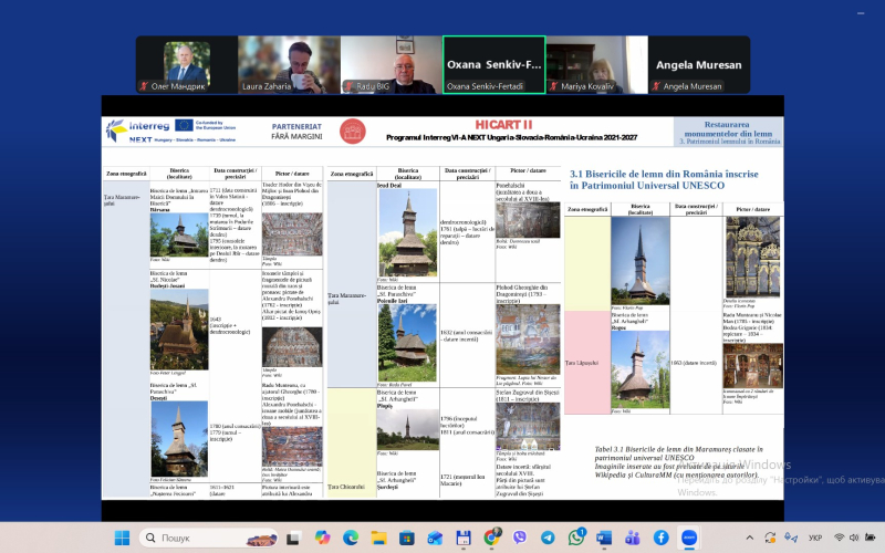 Другий день міжнародного семінару в рамках проєкту «Покращення візуалізації спільної культурної спадщини через Карпатський культурний шлях»