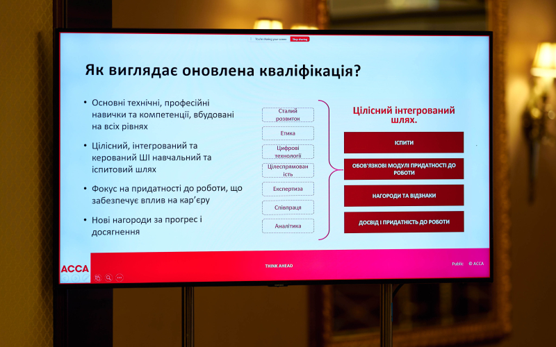 ESG-ЗВІТНІСТЬ ТА ФІНАНСИ МАЙБУТНЬОГО: ВИКЛАДАЧІ КАФЕДРИ НА НАВЧАЛЬНОМУ ЗАХОДІ ACCA