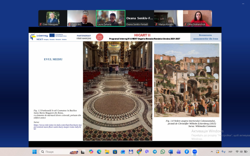 Другий день міжнародного семінару в рамках проєкту «Покращення візуалізації спільної культурної спадщини через Карпатський культурний шлях»