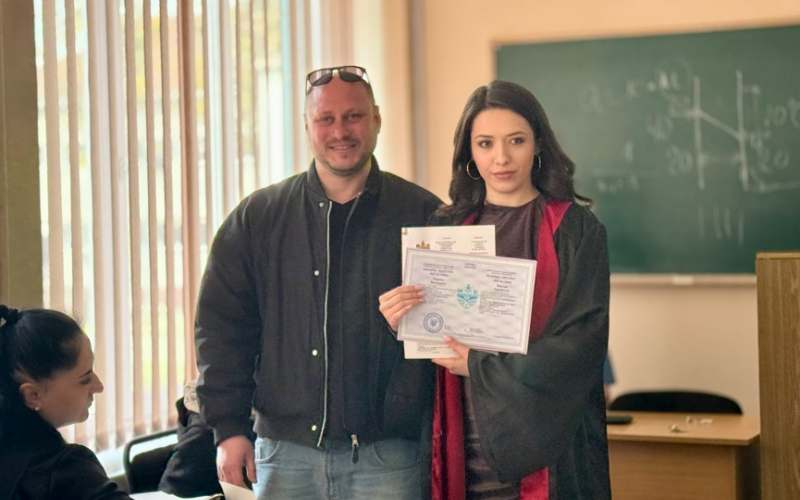 Вручення дипломів магістрам-екологам