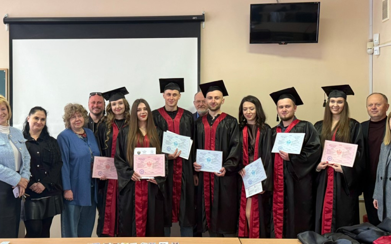 Вручення дипломів магістрам-екологам