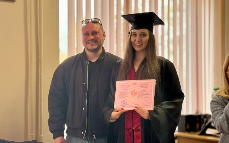 Вручення дипломів магістрам-екологам