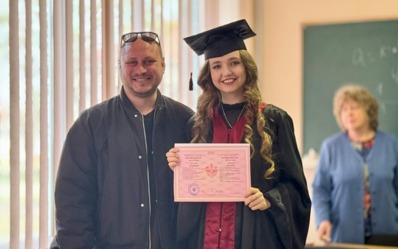 Вручення дипломів магістрам-екологам