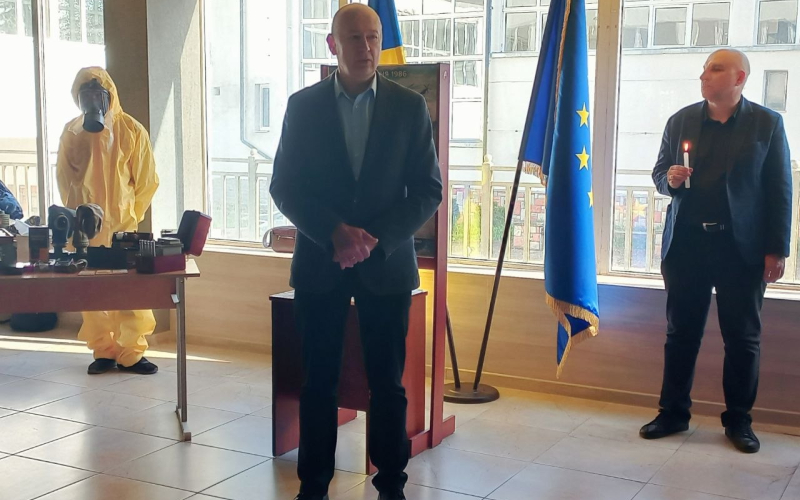 В ІФНТУНГ вшанували пам’ять жертв Чорнобильської катастрофи