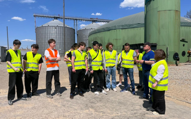 Досвід сталої енергетики: студенти відвідали біогазовий завод на Goodvalley Ukraine LLC