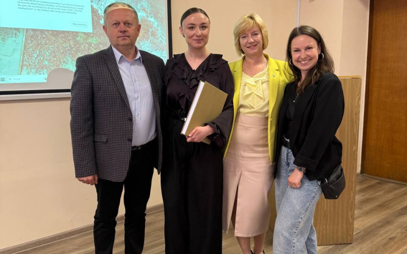 Щиро вітаємо аспірантку кафедри екології Смик Ірину Євгенівну